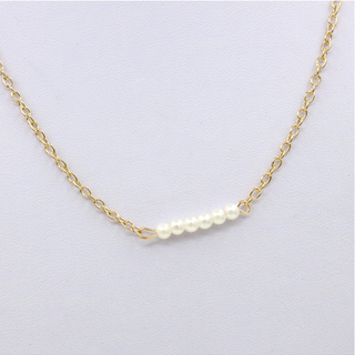 Dây chuyền thời trang đính ngọc trai dc22a