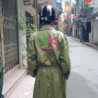 Áo mưa măng tô nam