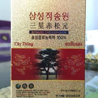 Tinh dầu thông đỏ 100 jeoksongwon hàn quốc 30 viên
