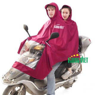 Áo mưa choàng siêu nhẹ 2 đầu