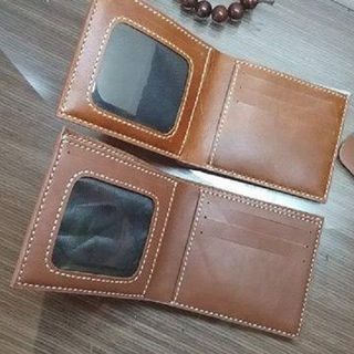 Bóp ví cầm tay da handmade nam