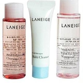 Bộ kit tẩy trang hàn quốc laneige cleansing trial kit giá sỉ