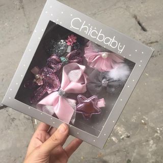 Set kẹp tóc chicbaby
