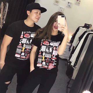 Áo cặp thun cặp nam nữ