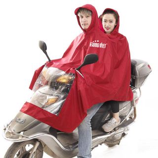 Áo mưa choàng siêu nhẹ 2 đầu