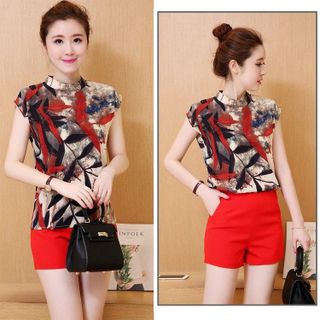 Sét áo phối quần short cá tính ttms806