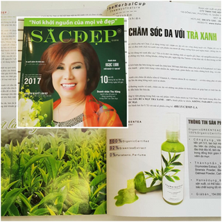 Sữa rửa mặt trà xanh theherbalcup