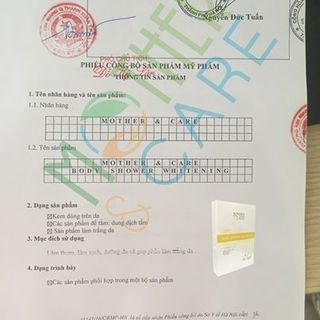 Set tắm trắng mother care