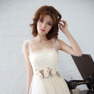 đầm maxi dạ hội hay đi biển kết hoa eo