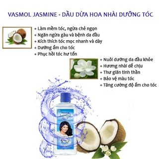 Dầu dừa dưỡng kích thích mọc tóc vasmol jasmine