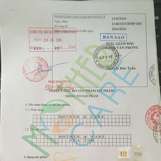 Sữa tắm trắng mother care