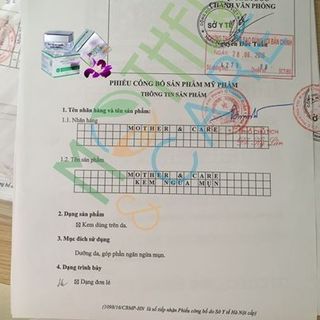 Kem trị mụn mother care