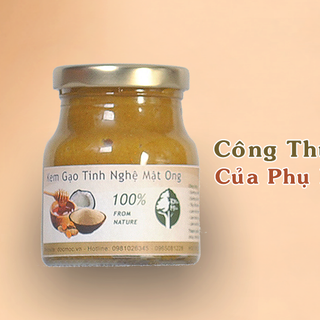 Kem gạo tinh nghệ mật ong