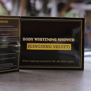 Body whitening shower gingseng velvet-tắm trắng body sâm nhung yoshino