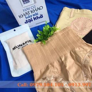 Gen bụng cạp cao chống cuộn munafie