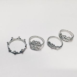 Nhẫn thời trang trẻ - platinium