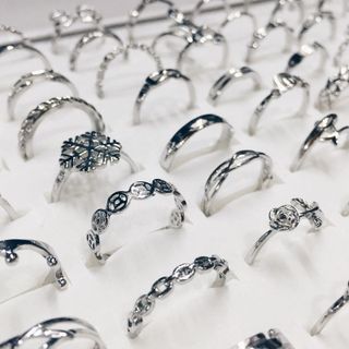 Nhẫn thời trang trẻ - platinium