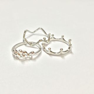 Nhẫn thời trang trẻ - platinium