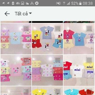 Áo cộc tay bé gái in hình