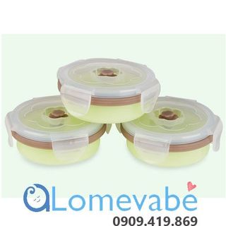 Bộ 3 bát xếp chia ml silicone bm00988