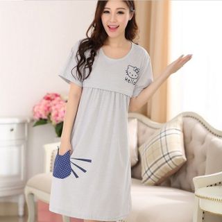 Váy bầu kết hợp cho con bú nx922
