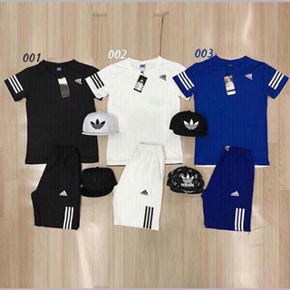 Set bộ addidas viền dọc tay