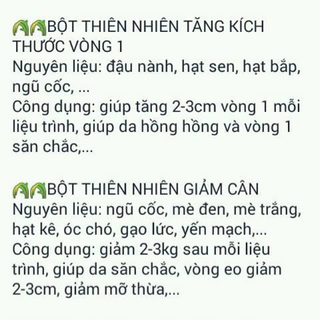 Bột tăng cân thiên nhiên trang house