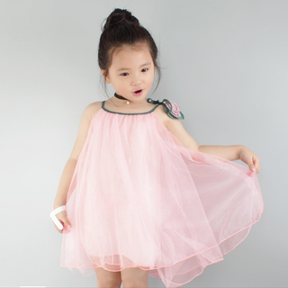 Đầm công chúa mullet hoa rơi