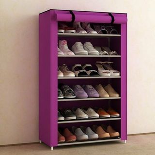Tủ vải đựng giày 6 tầng