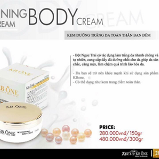 Kbone body dưỡng trắng da cơ thể 300g