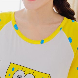 Đồ bộ tay con cartoon 4 chiều phô mai