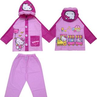 Bộ áo mưa hello kitty