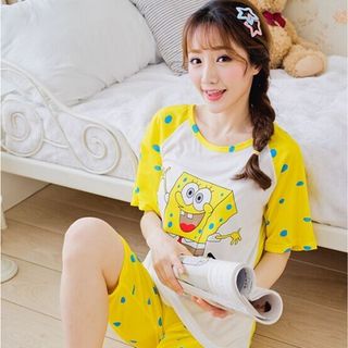 Đồ bộ tay con cartoon 4 chiều phô mai