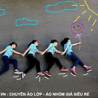 Áo lớp cổ tròn form rộng in theo yêu cầu tphcm