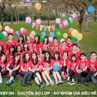 Áo lớp cổ tròn form rộng in theo yêu cầu tphcm