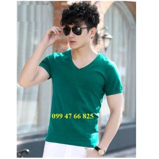 Áo body - xanh ya - cổ tim