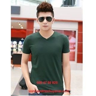 Áo body - xanh ya - cổ tim