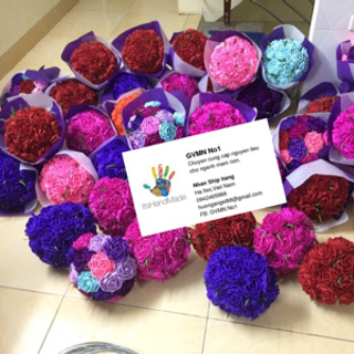 Hoa giấy handmade