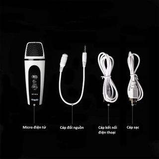 Mic hát karaoke đa năng dùng cho máy tính bảng laptop