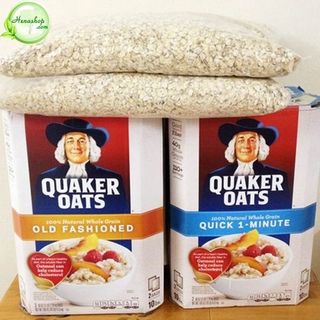 Tắm trắng thiên nhiên - yến mạch quaker oats mỹ - henashop giá sỉ