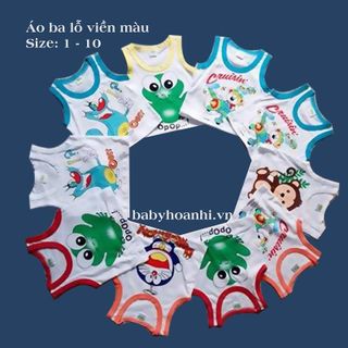 Áo ba lỗ viền màu