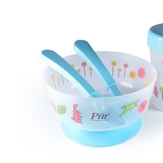 Bộ tô ly muỗng nĩa tập ăn pur