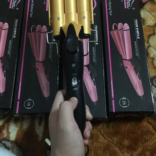 Máy làm xoăn 3 trục có chỉnh nhiệt