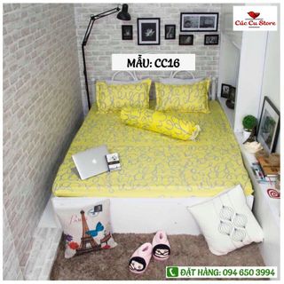 Set ga gối cotton poly - giá sỉ 90k