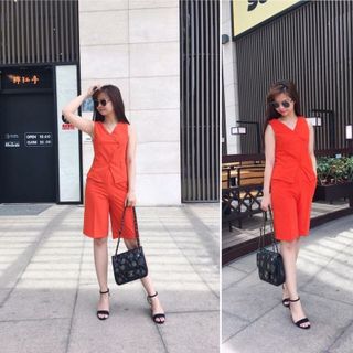 Set áo kiểu và ống rộng