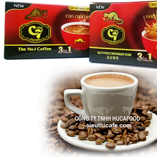 Cà phê hòa tan 3in1 c7 hộp đỏ 18 gói