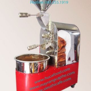 Máy rang cà phê công nghệ đức 5kg/mẻ không hút bụi