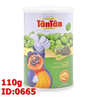 Đậu phộng wasabi rong biển tân tân hộp 110g giá sỉ