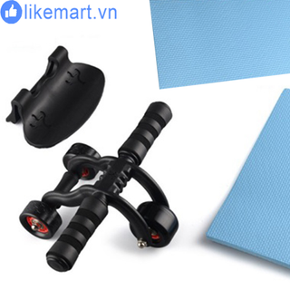 Con lăn tập cơ bụng ab slimmer tặng kèm 2 tấm thảm