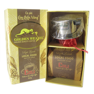 Hộp kopi luwak – culi nguyên chất cà phê chồn vàng